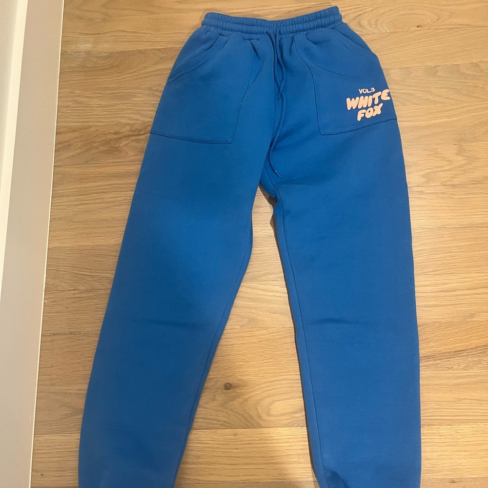 White Fox Boutique Blue Joggers